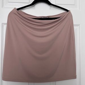 Beige Mini Skirt